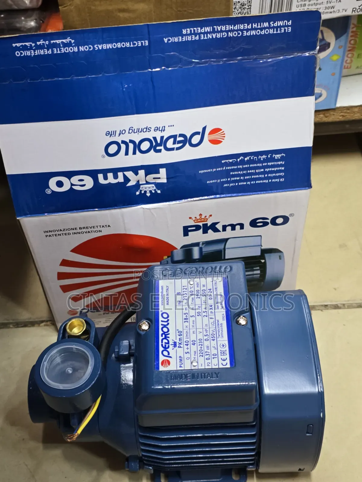Electric Booster Water Pumps 0.5hp.