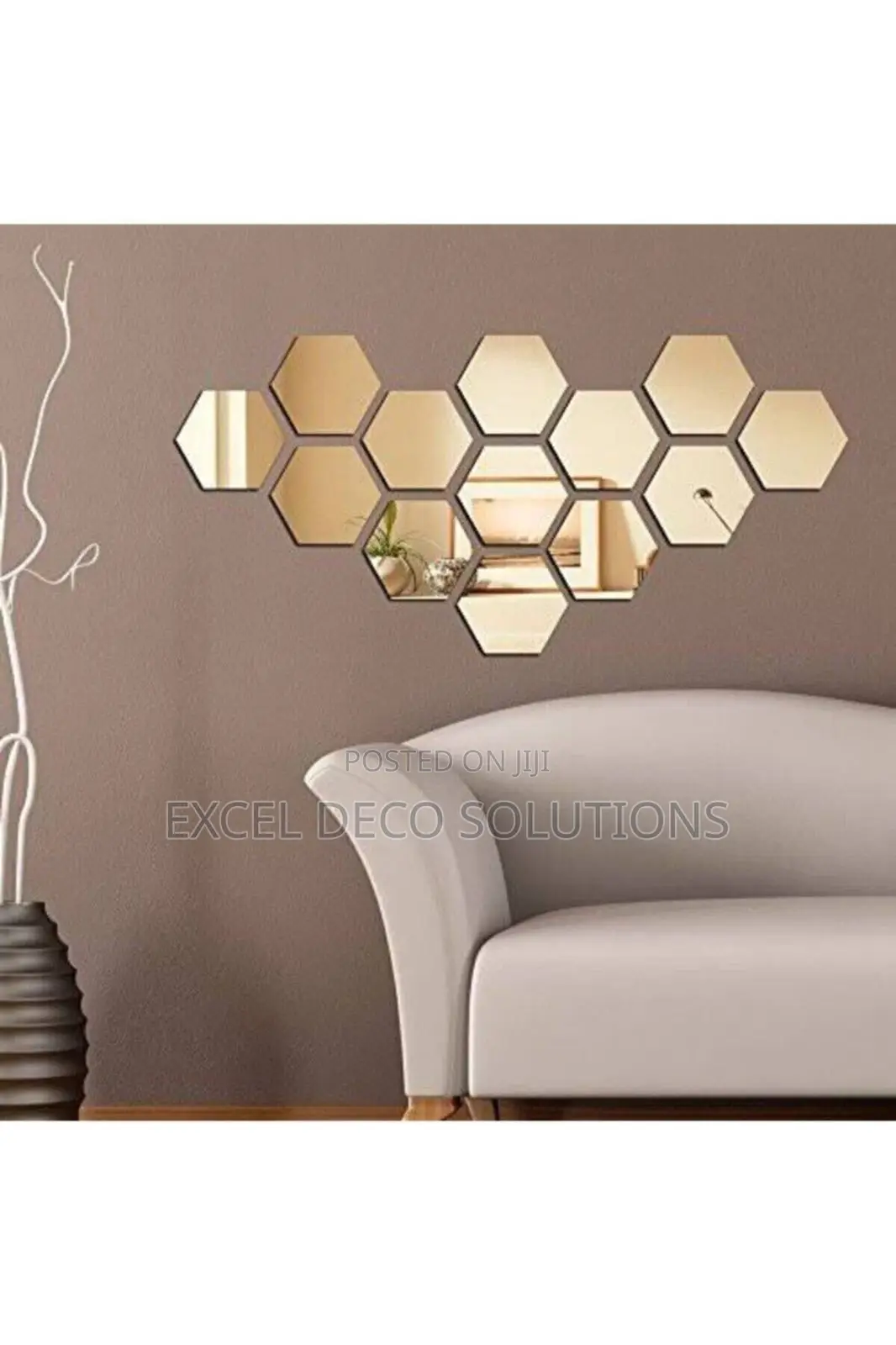 Gold Home Decor Acrylic Mirrors