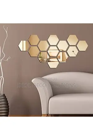 Gold Home Decor Acrylic Mirrors