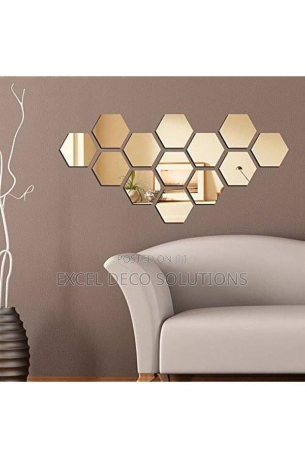 Gold Home Decor Acrylic Mirrors