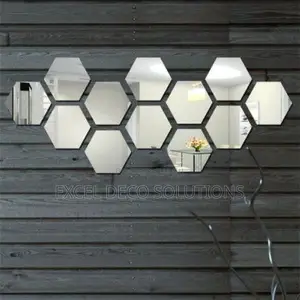 Hallway Hexagon Acrylic Mirrors