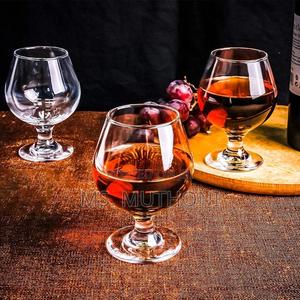 360ml Clear and Gold Cognac Glasses Set* - thumbnail 2