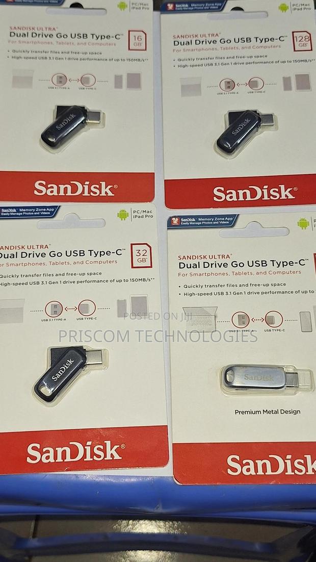Sandisk Flash Disk Drive USB Type C 8GB,16gb, 32GB, 64GB