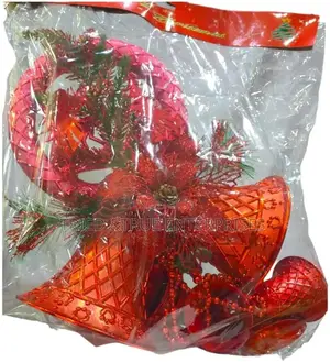 Red Half Christmas Bell Tree Decoration 9kwq