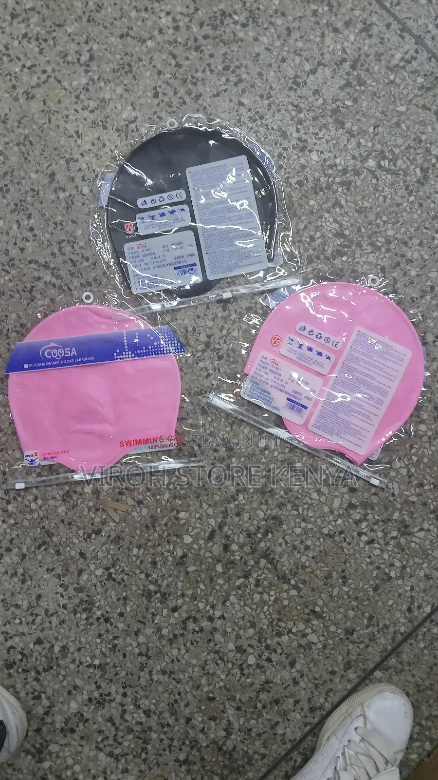100% Silicone Swimming Cap Big Size Stretching Swim Cap