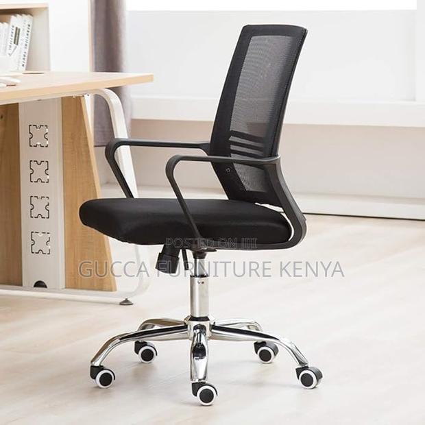 Office Chairs: Adjustable High Back Swivel Office Chair - thumbnail 2