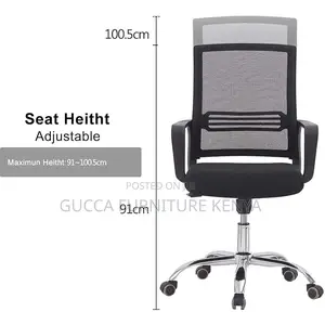 Office Chairs: Adjustable High Back Swivel Office Chair