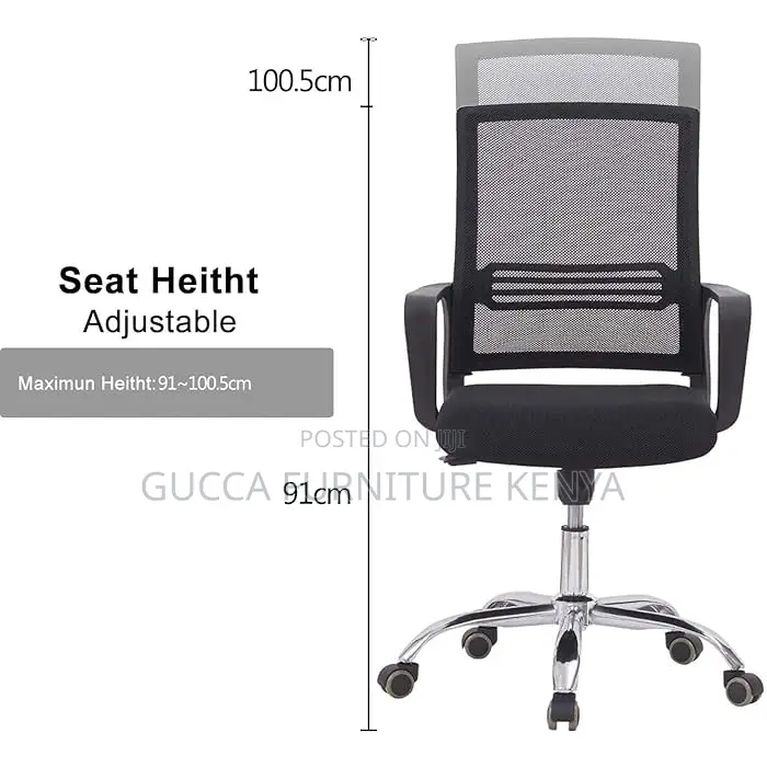 Office Chairs: Adjustable High Back Swivel Office Chair