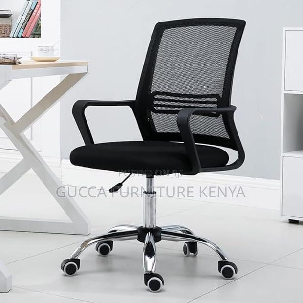 Office Chairs: Adjustable High Back Swivel Office Chair - thumbnail 6