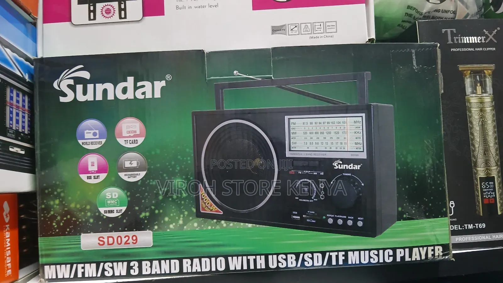 Sundar Rechargeable Radio With Fm / Usb Rechargeable Radio