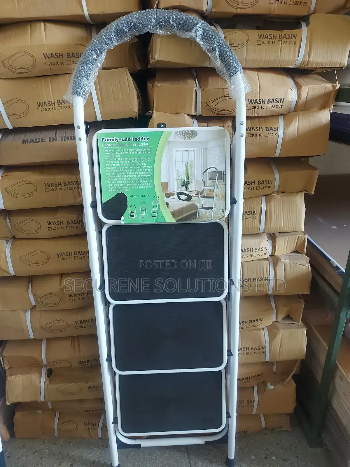 4 Step Foldable Steel Ladder