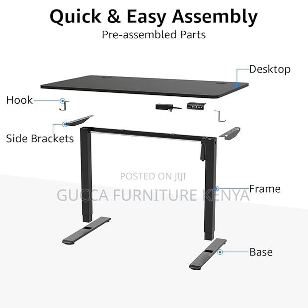 Office Tables: Mount Up Height Adjustable Standing Desk - thumbnail 7