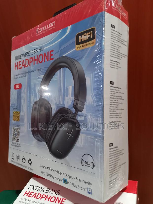 H2 High Quality Music Excellent Headphones - main view