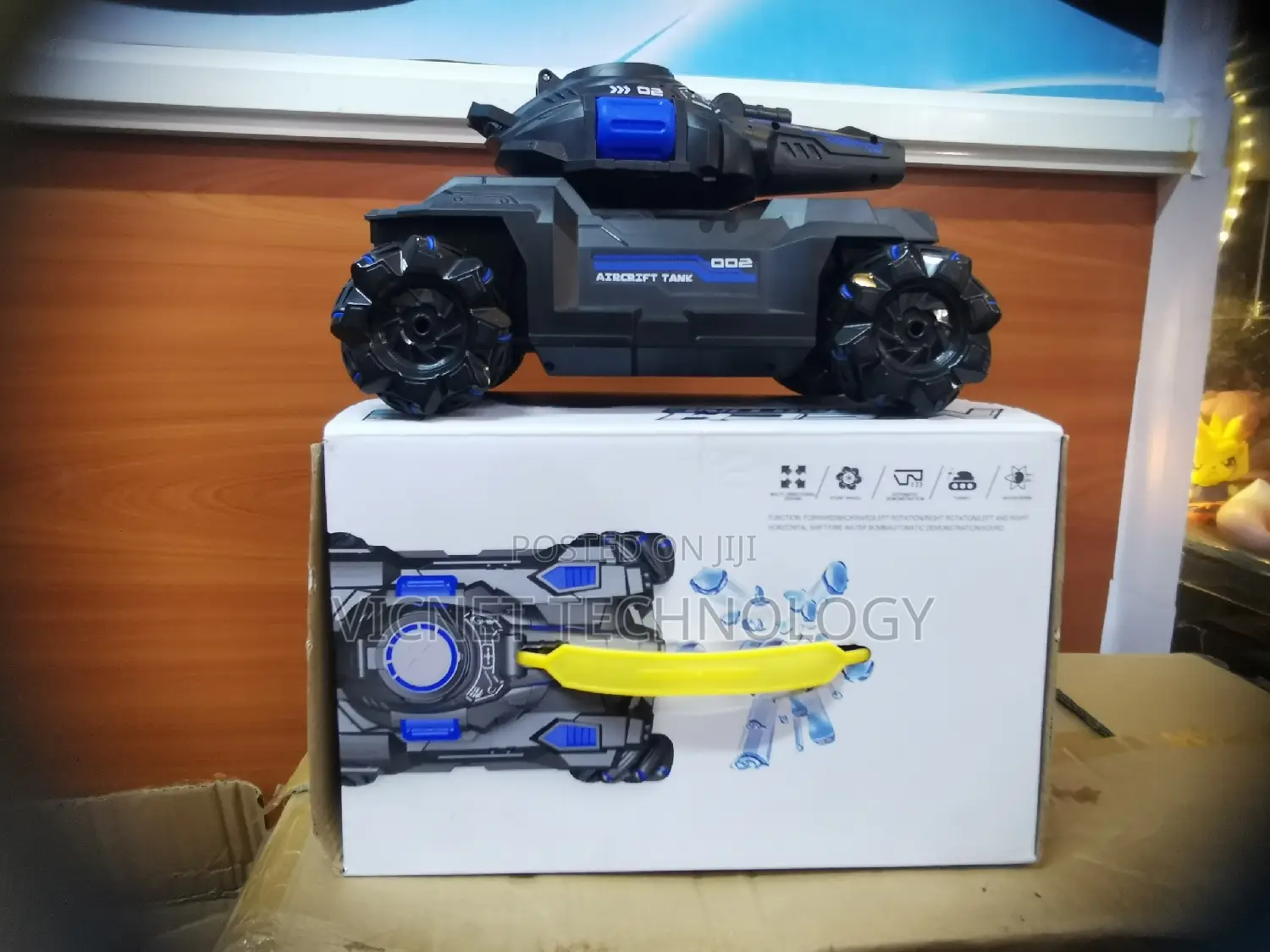 Remote Control Tank Shooting Water Bullets