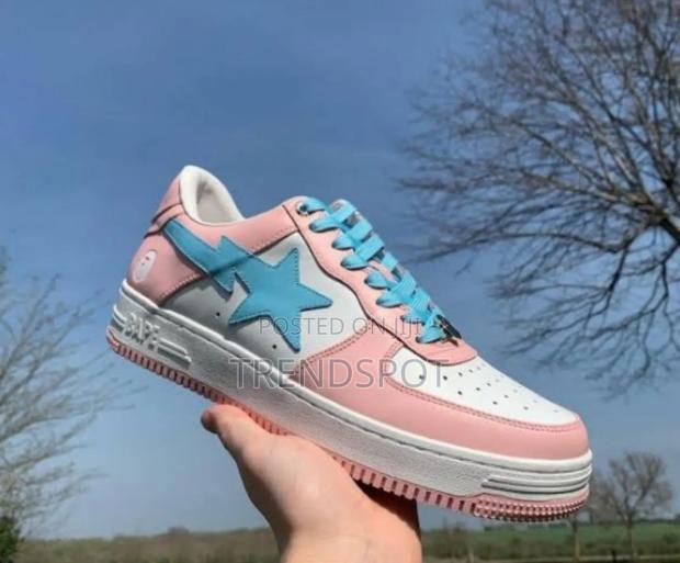 Bapestar Pink White Sizes 37-42 2500/= - thumbnail 3