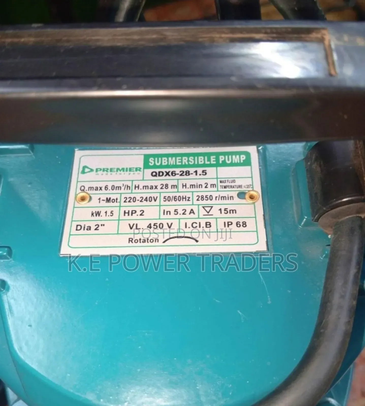 Exclusive Electric 2hp Submersible Water Pump