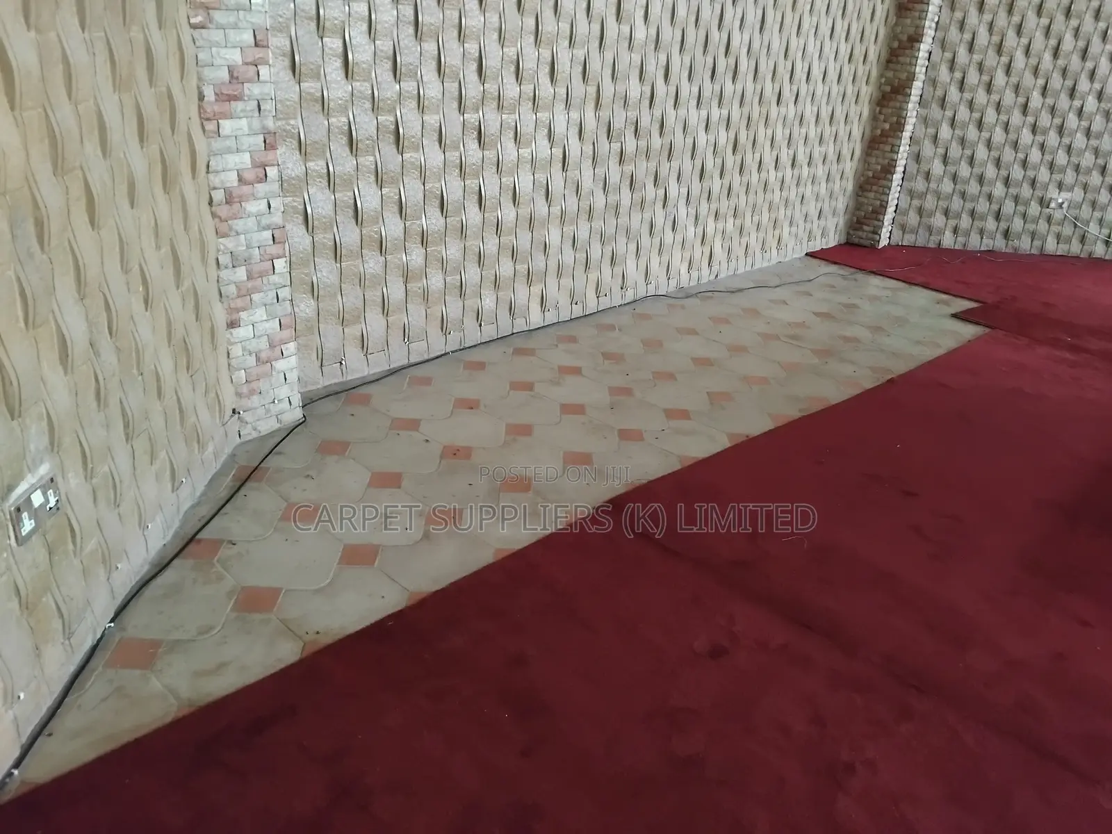 Altar Floor Carpet(Maroon)