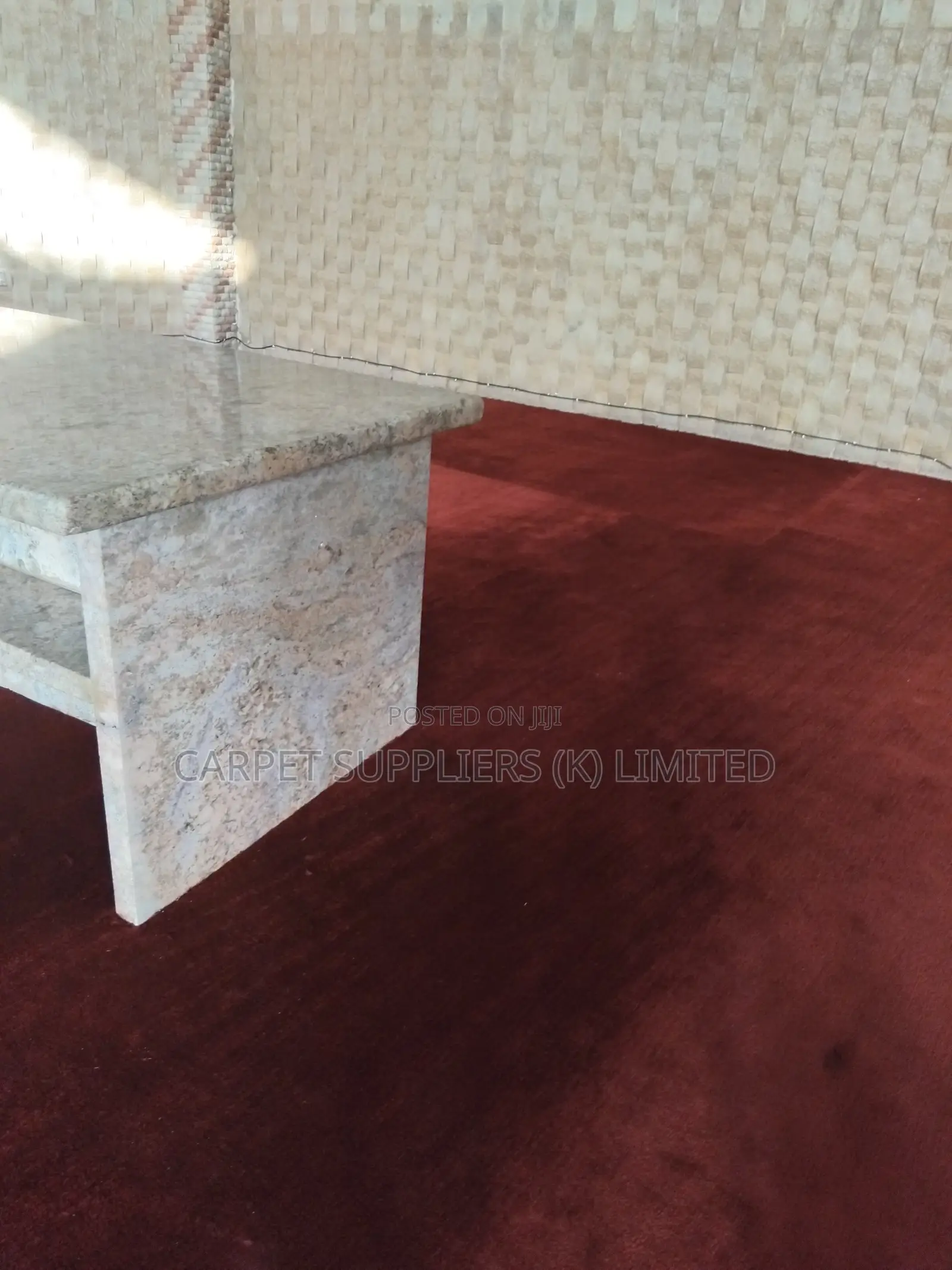 Maroon Themed Altar Carpet
