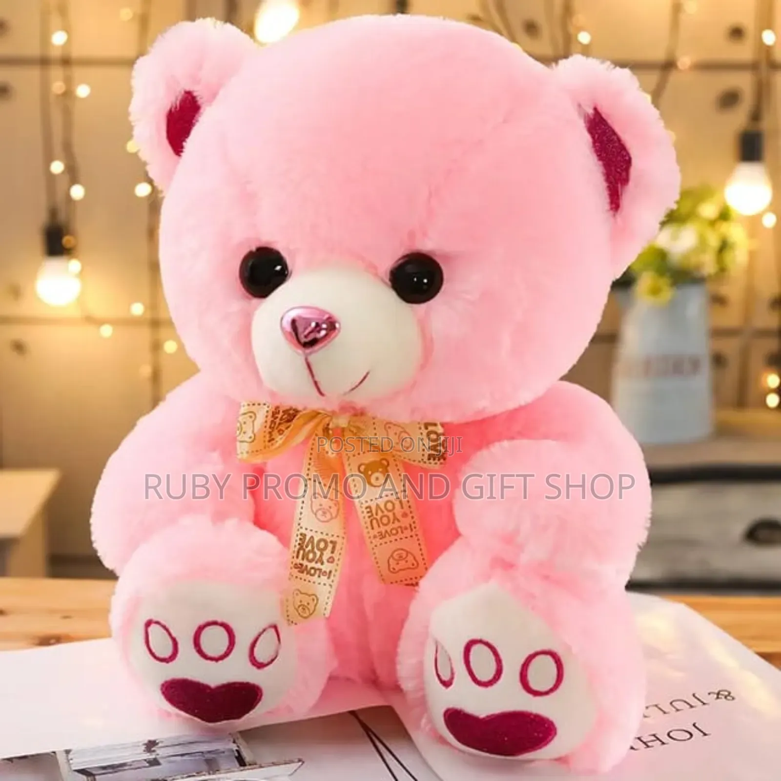 Cute 26 Inch Pink Giant Teddy Bear
