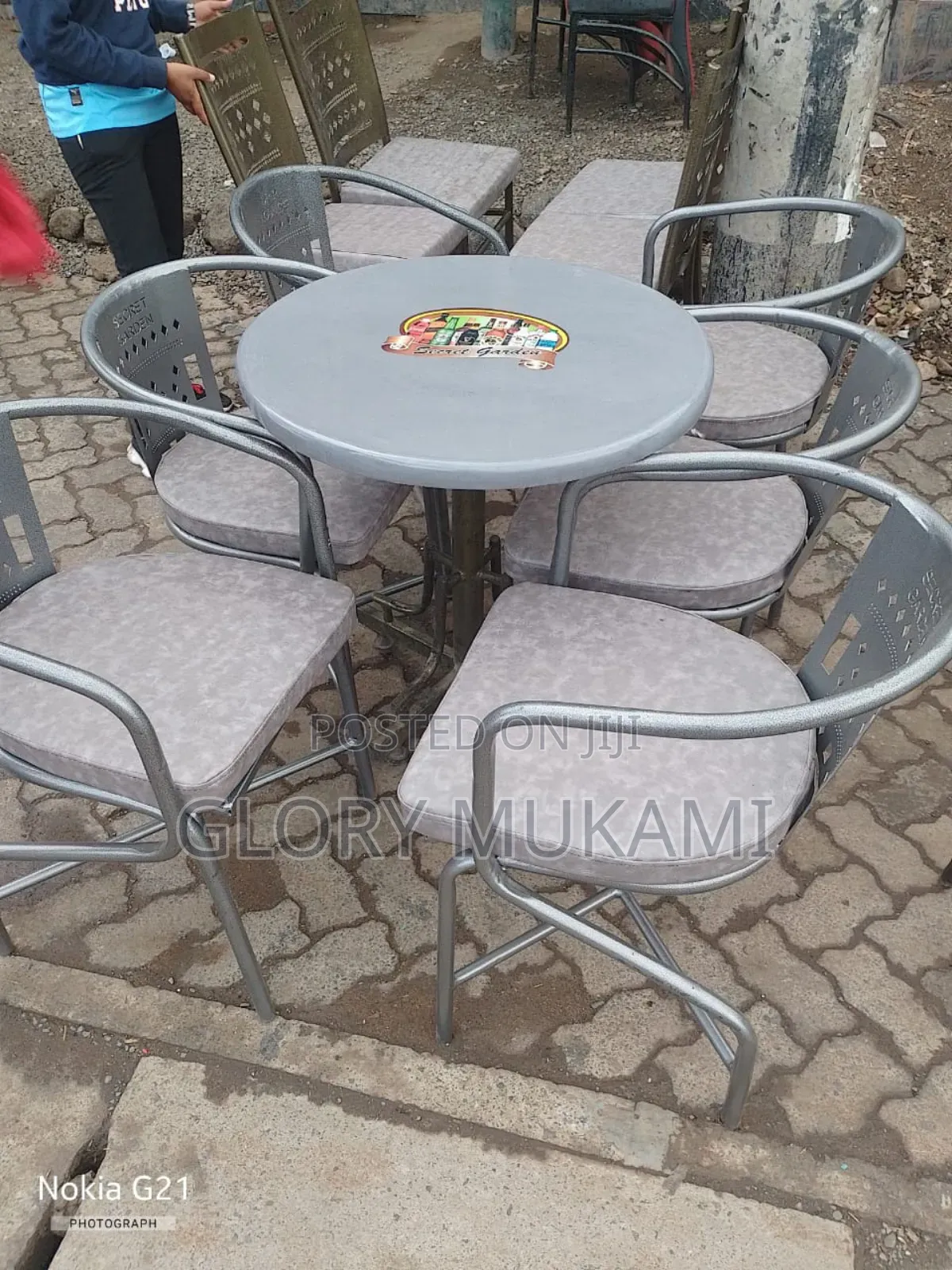 Grey Set Restaurants and Bar Chairs