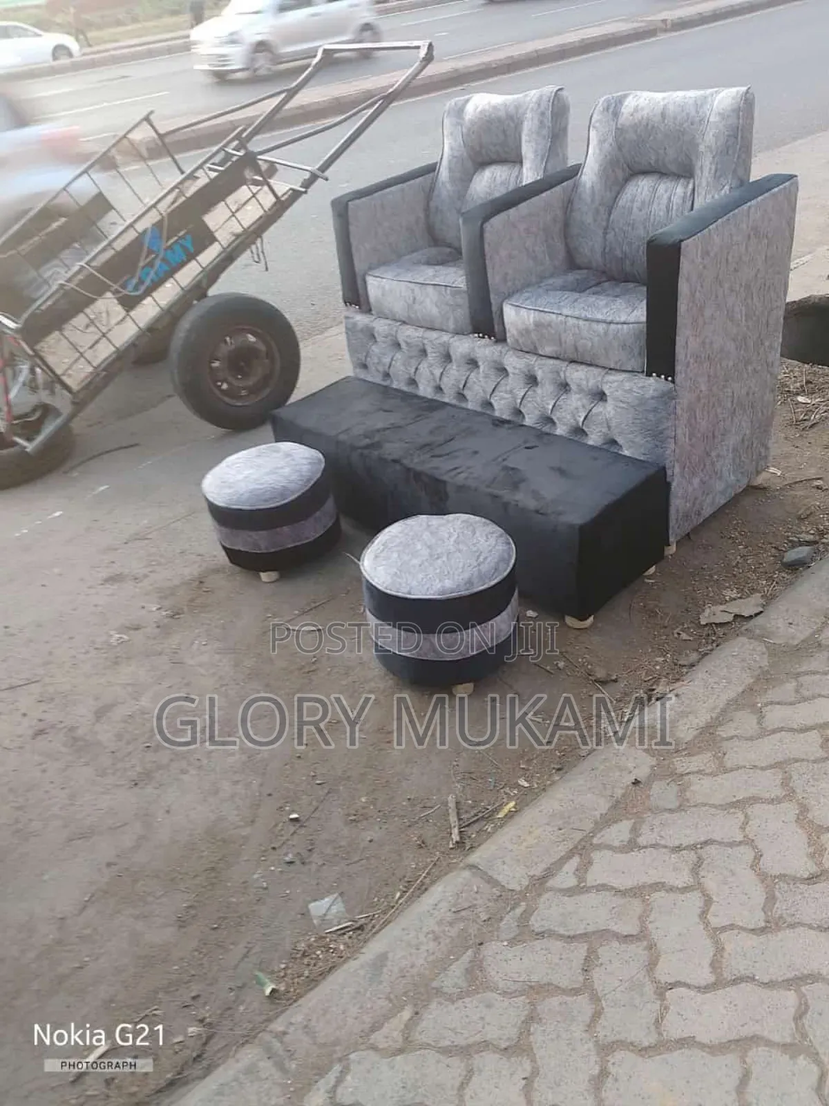 Velvet Grey Pedicure Set