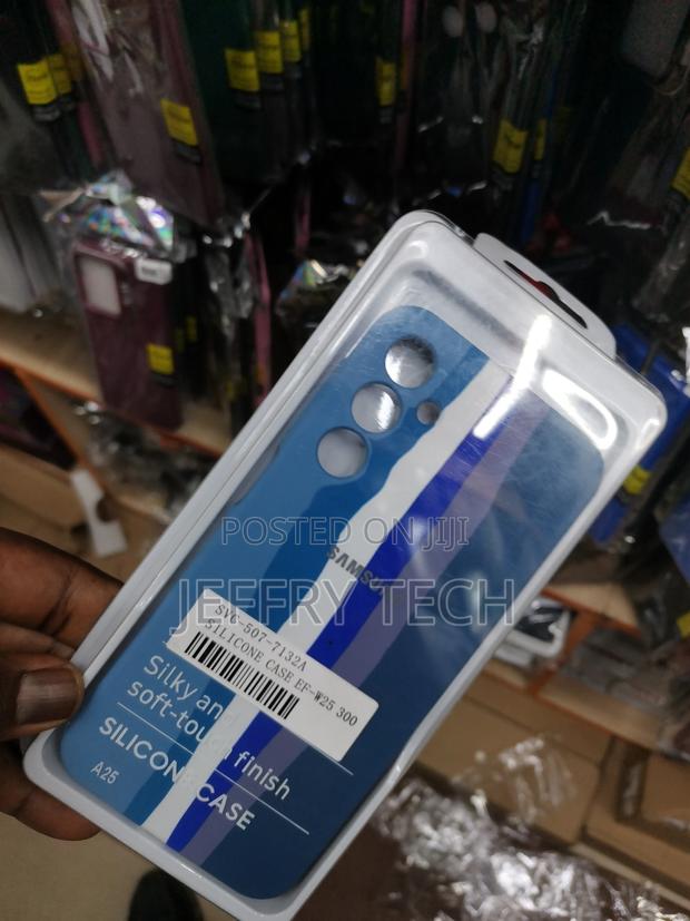 Rainbow Pattern Silicon Back Case for Samsung Galaxy A25 - main view