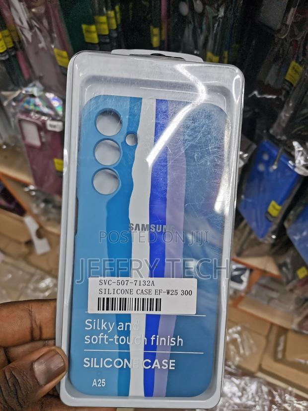 Rainbow Pattern Silicon Back Case for Samsung Galaxy A25 - thumbnail 3