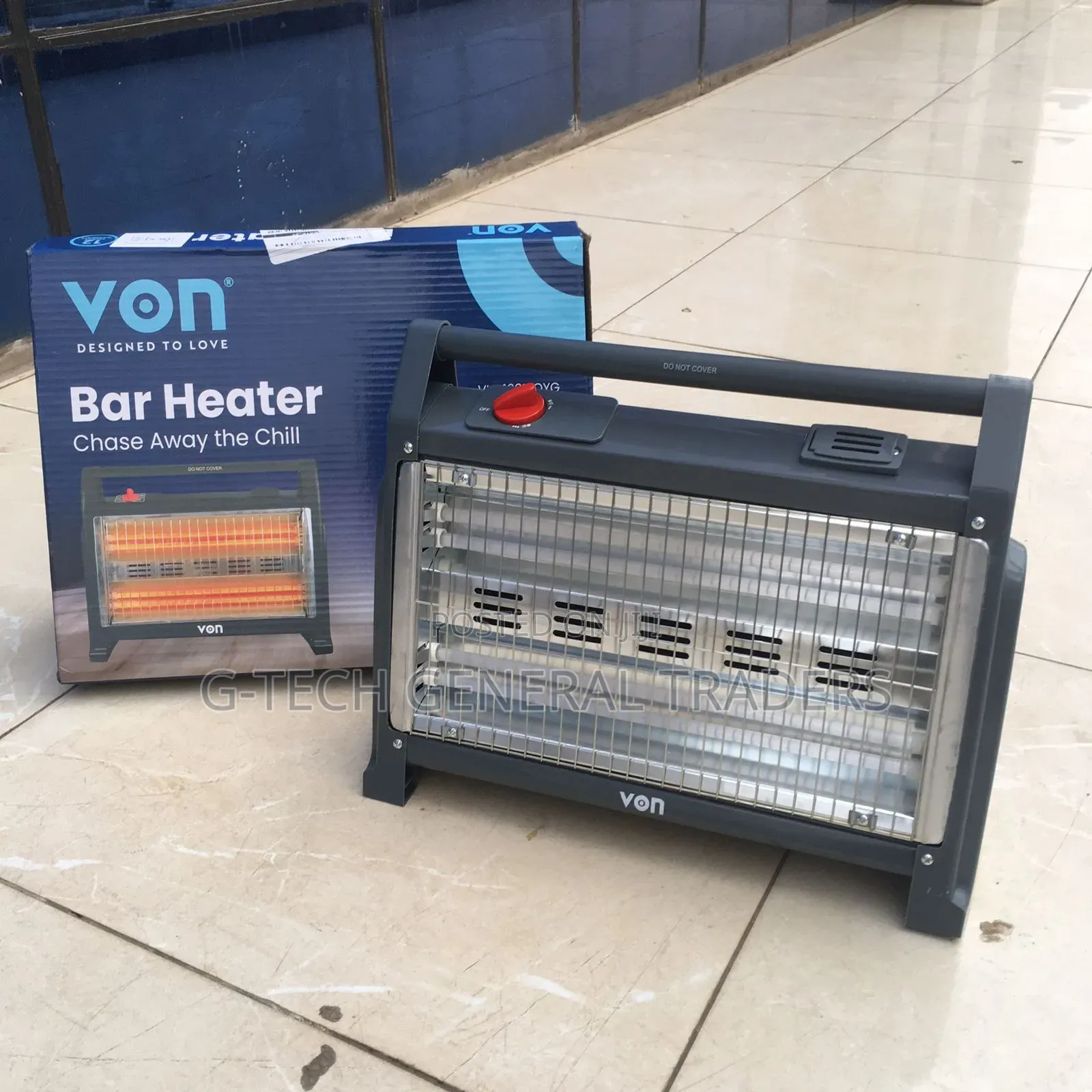 Von Heavy Gauge Room Heater With Humidifier