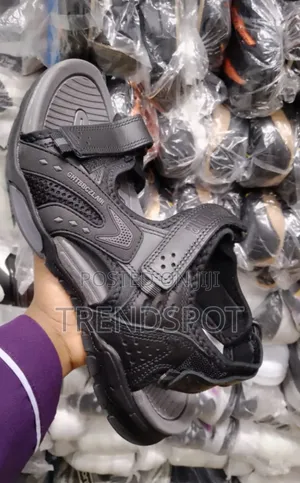 Open Shoes Leather Black 40,41,42,43,44,45
 at 2050