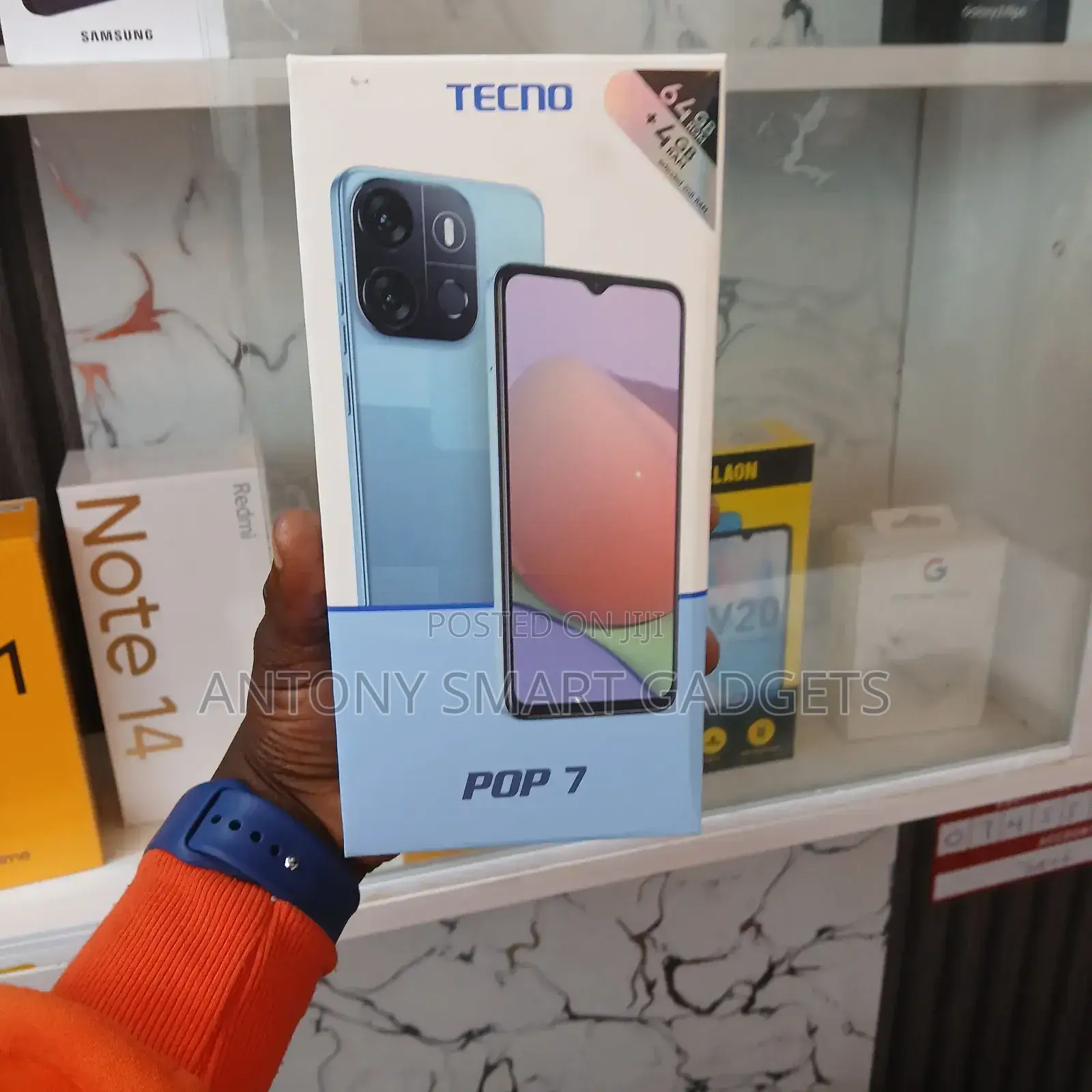 New Tecno Pop 7 64 GB Blue