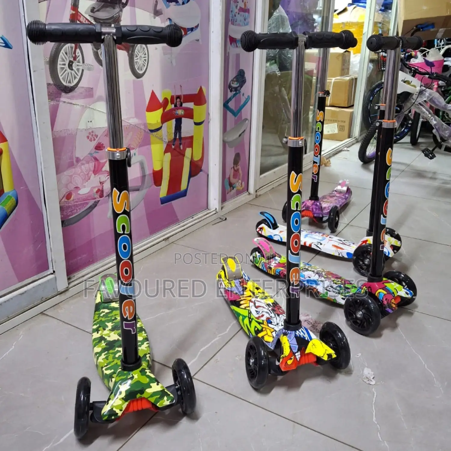 Graffiti Kid's Scooter