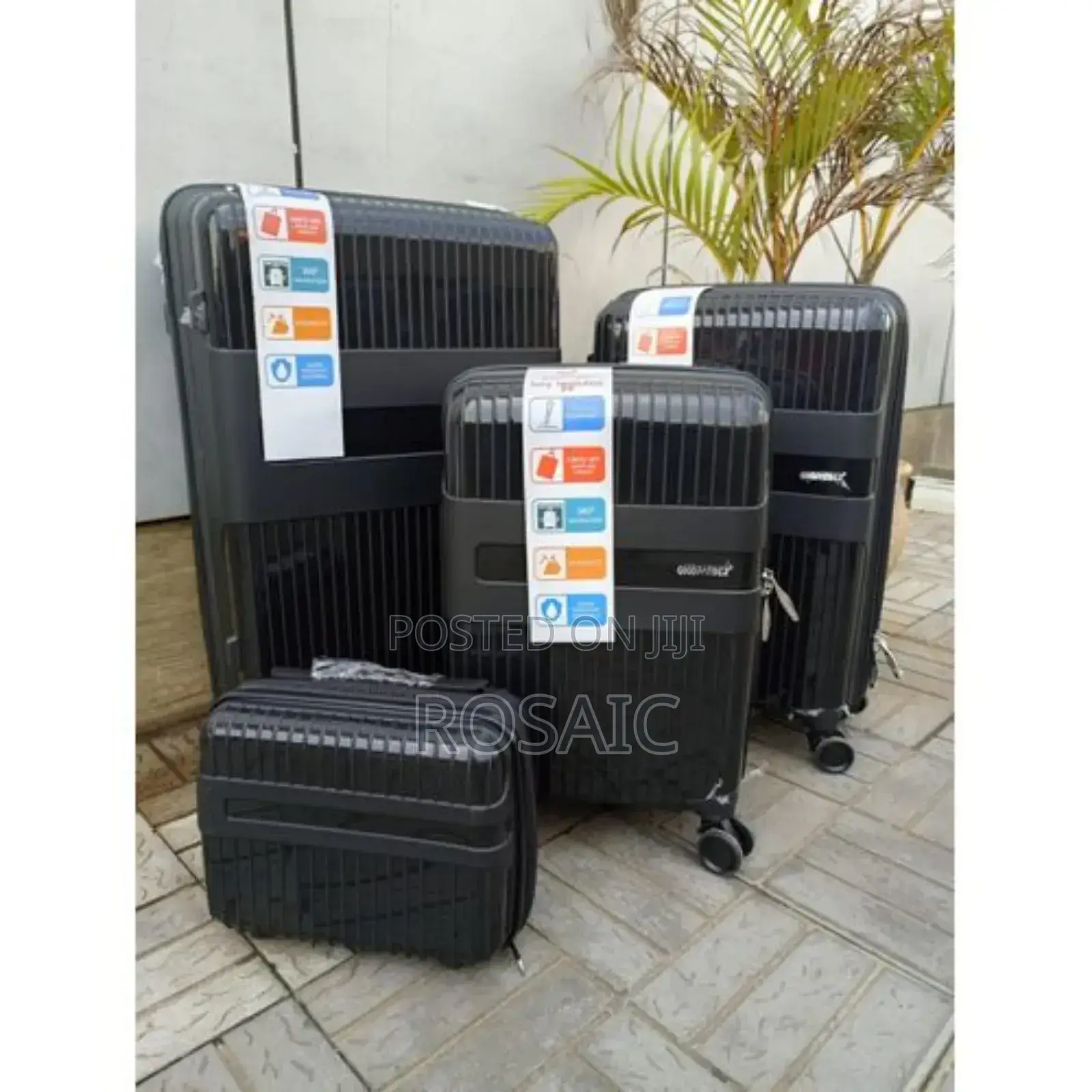 Fashion 4 in 1 Unbreakable Rubber Suitcase