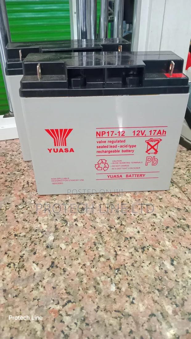 12V 17ah Yuasa Battery - thumbnail 4