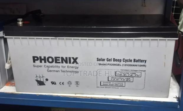 Phoenix Solar Gel Deep Cycle Battery 12V 200AH