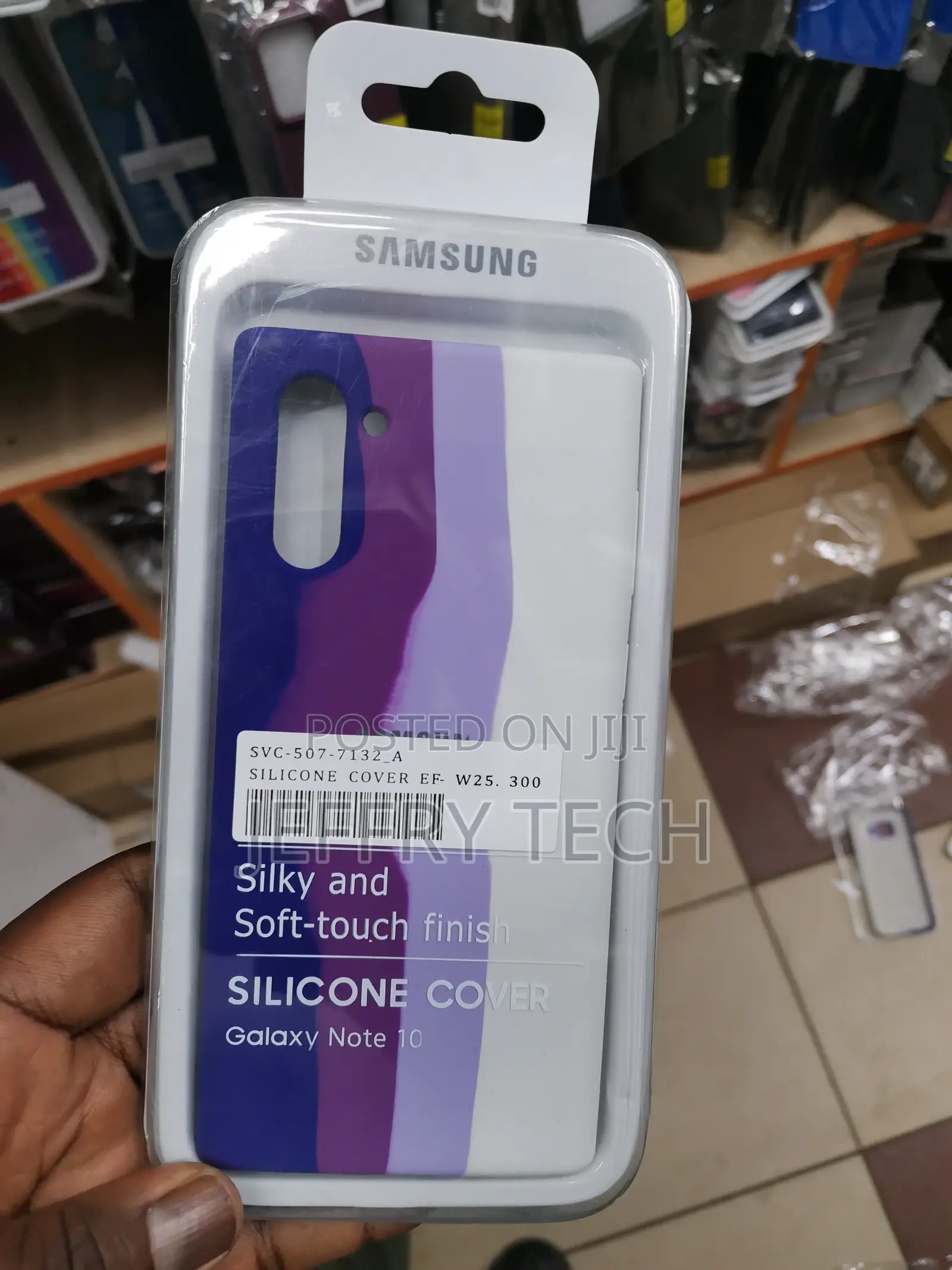 Silicone Case for Samsung Galaxy Note 10 Rainbow Design