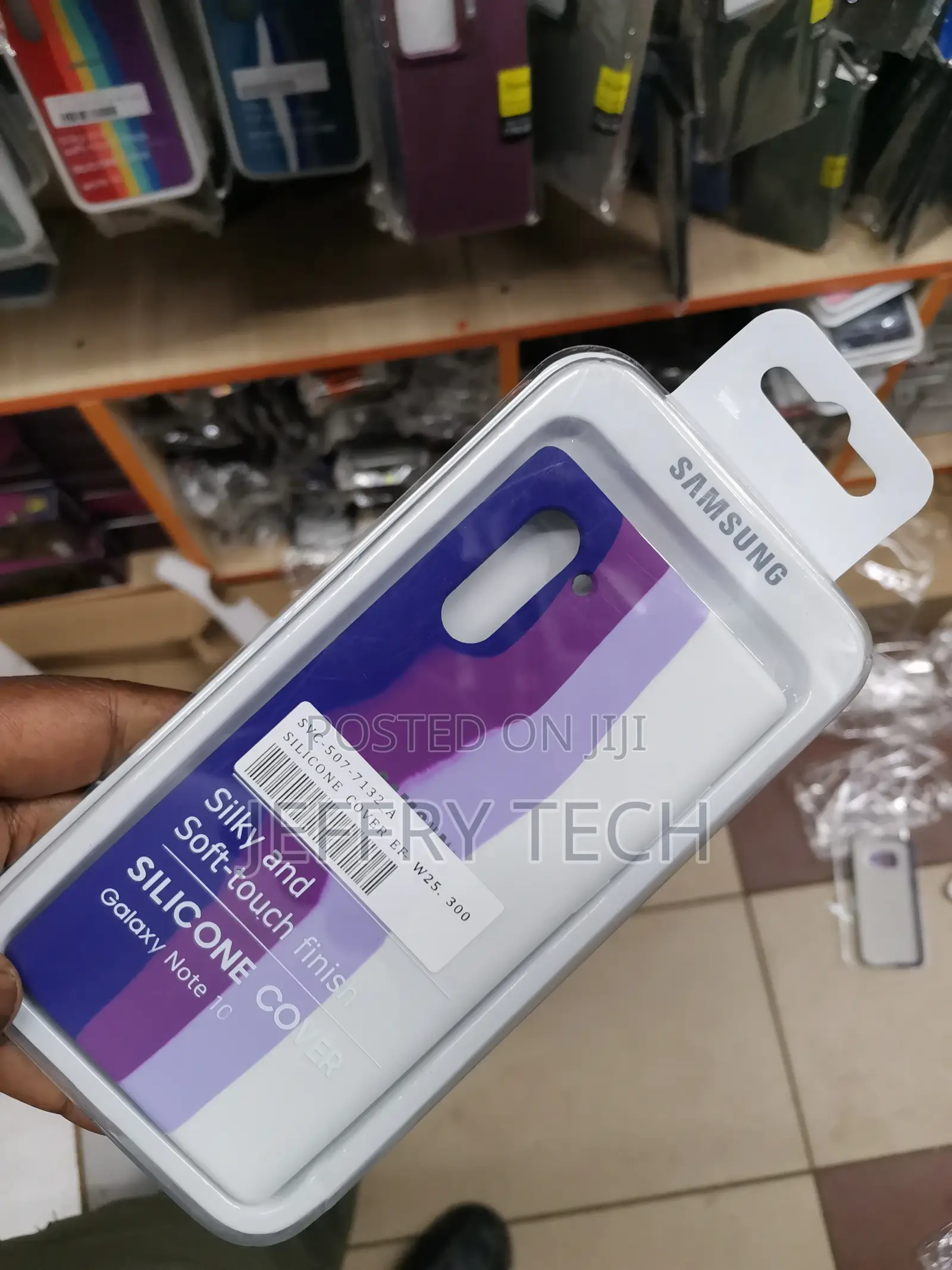 Silicone Case for Samsung Galaxy Note 10 Rainbow Design