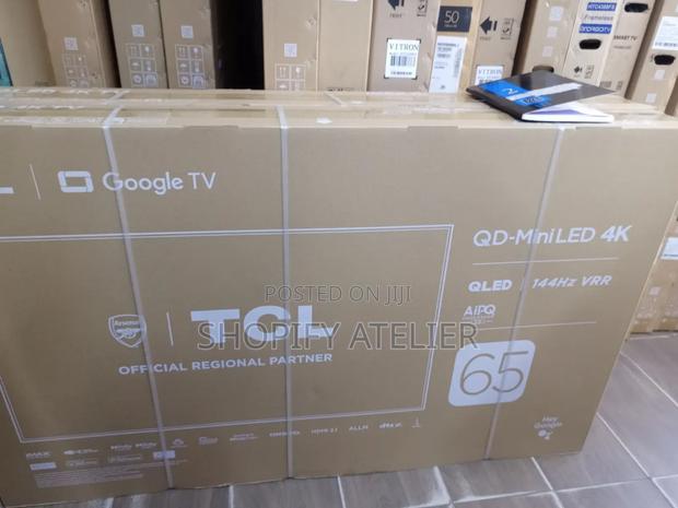 TCL 65" Smart Android Google Tv Frameless Design - main view