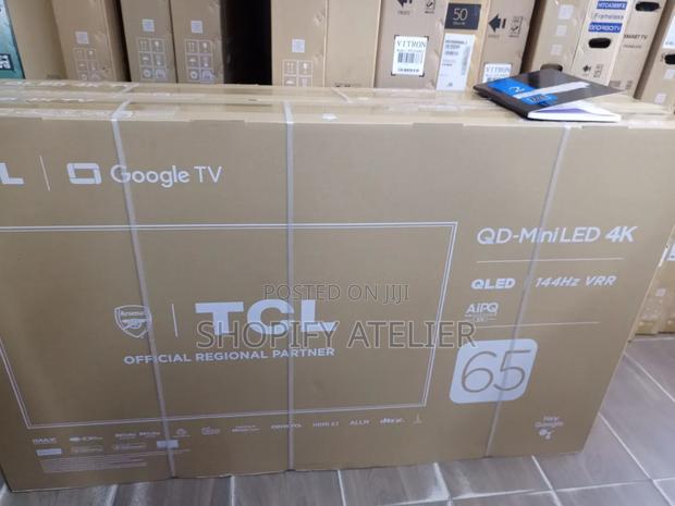 TCL 65" Smart Android Google Tv Frameless Design - thumbnail 2