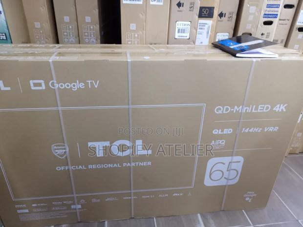TCL 65" Smart Android Google Tv Frameless Design - thumbnail 3