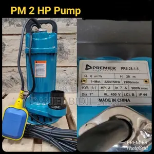 Premier Submersible Waterpump 2hp 28m 6m3/Hr