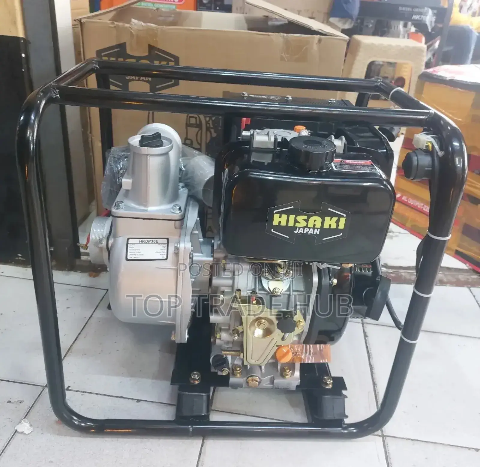 Hisaki Japan Keystart Diesel Water Pump 3 Inches 26m Head