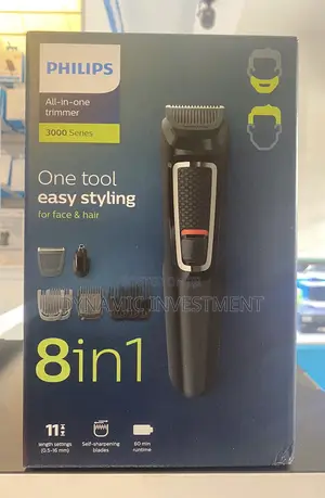 Philips Series 3000 8-in-1 Face/Body Hair Shaver and Trimmer