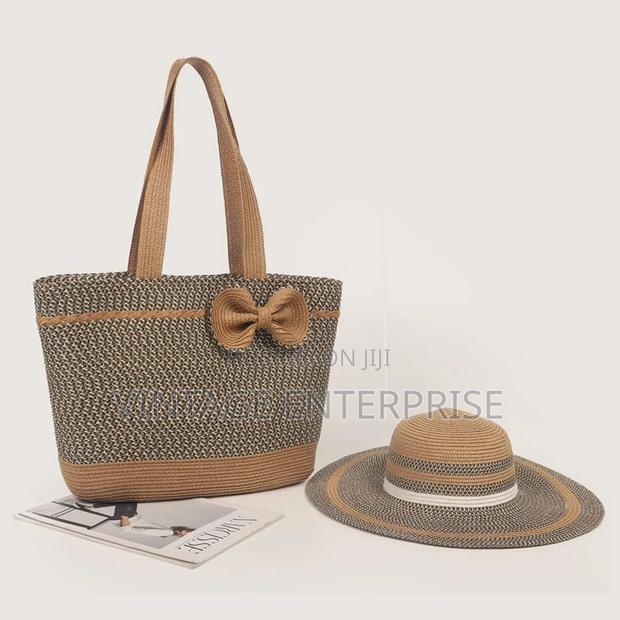 *Versatile Straw Woven Hat and Bag* - thumbnail 3
