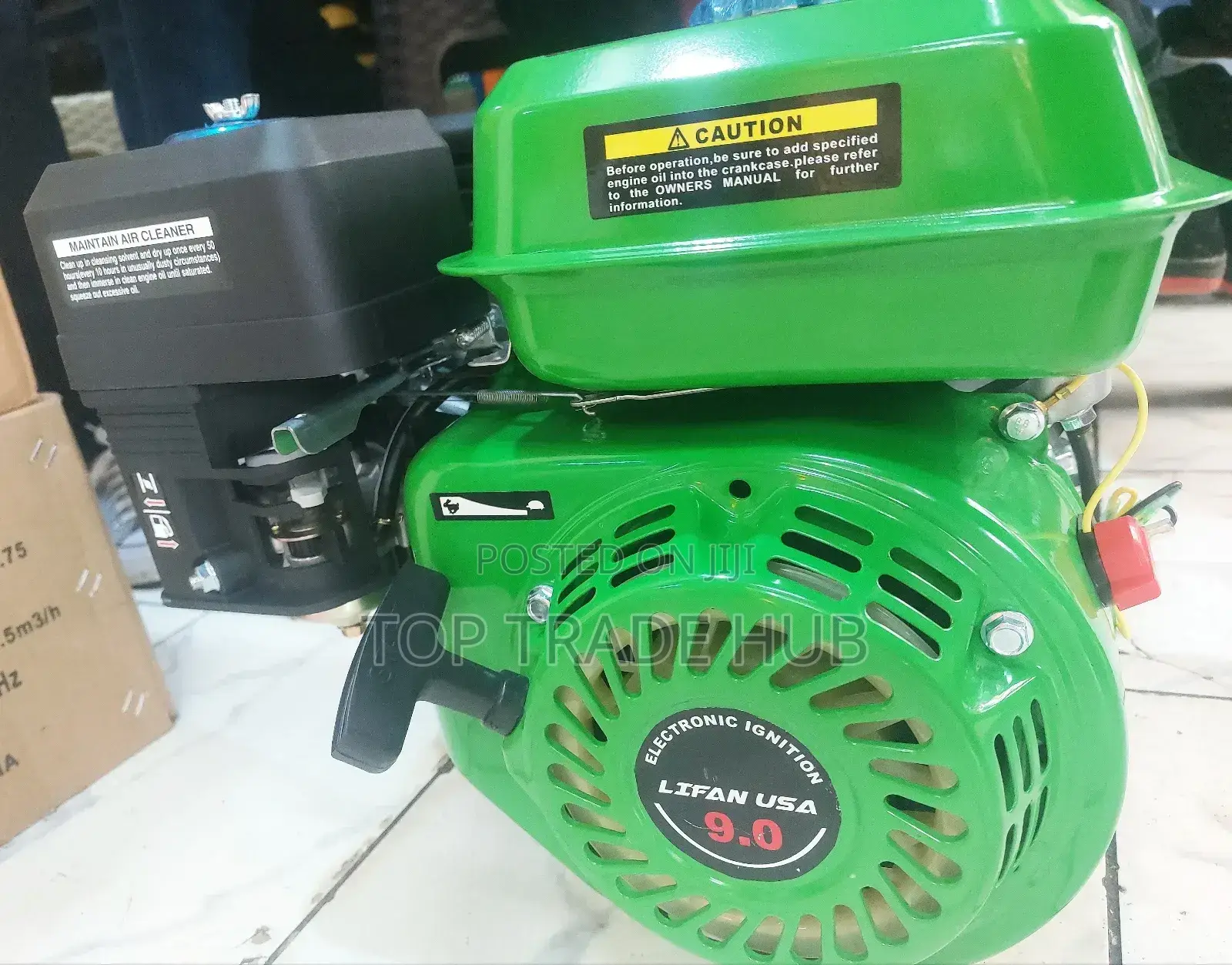 Lifan USA 4 Stroke Gasoline Engine 9HP