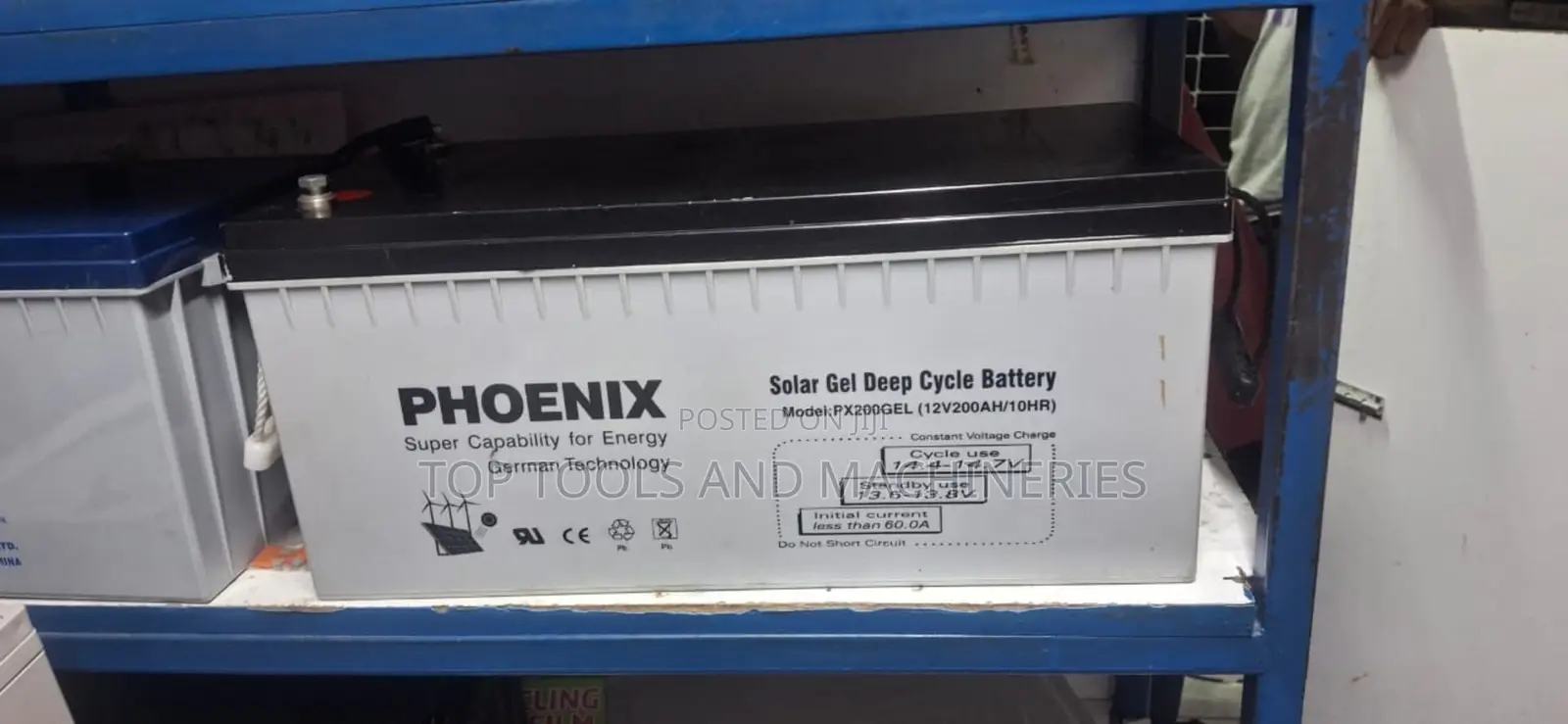Phoenix 12v200ah20hrs Solar Gel Deep Cycle Battery