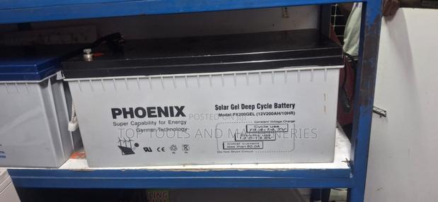 Phoenix 12v200ah20hrs Solar Gel Deep Cycle Battery