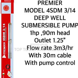 Premier 1hp 90m Head Submersible Pump With Control Box - thumbnail 2