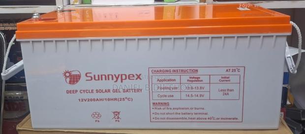 Sunnypex New Deep Cycle Solar Gel Battery 200ah