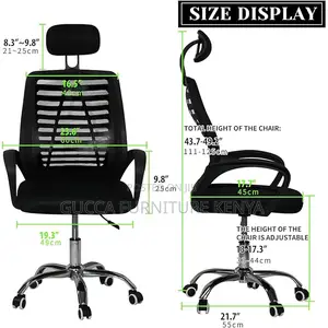 Office Chairs: Ergonomic Height Adjustable Comfort Chair