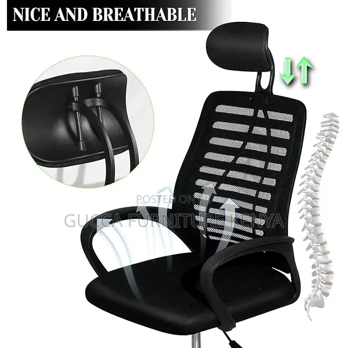 Office Chairs: Ergonomic Height Adjustable Comfort Chair